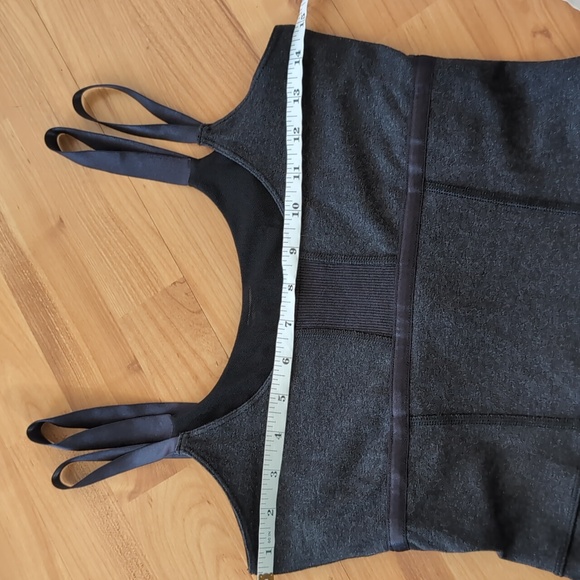 Lululemon Double Adjustable Strap Tank 6 Black Grey - Picture 12 of 13